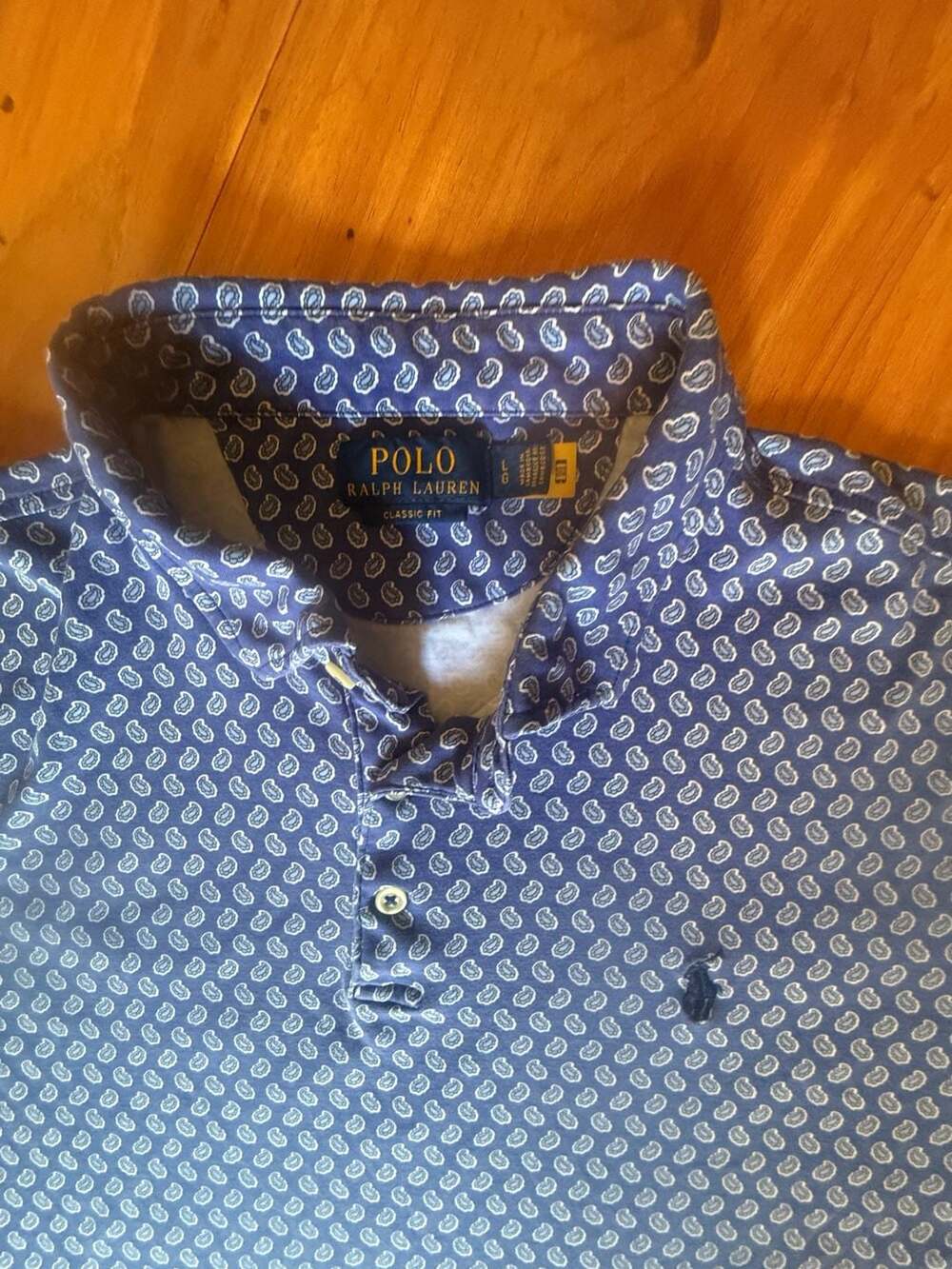Polo Ralph Lauren Classic Fit All-Over Paisley Print Short Sleeve Polo Shirt